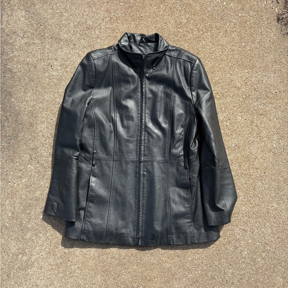Croft & Barrow 100% leather lined jacket.